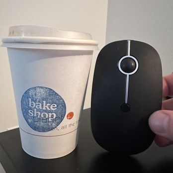 Bake Shop - large coffee cup was the size of your standard computer mouse. - Cafes Near Me - Seattle, Washington Bake Shop - large coffee cup was the size of your standard computer mouse. - Cafes Near Me - Seattle, Washington