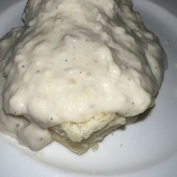 The Brass Fork - A side of Biscuits & Gravy- not the best picture but definitely tasted good at breakfast time. - Cafes Near Me - Las Vegas, Nevada