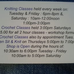 Classes available