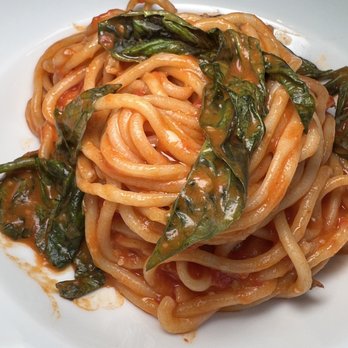 Corner Bar - Spaghetti Pomodoro ($25) - New American Near Me - New York, New York Corner Bar - Spaghetti Pomodoro ($25) - New American Near Me - New York, New York