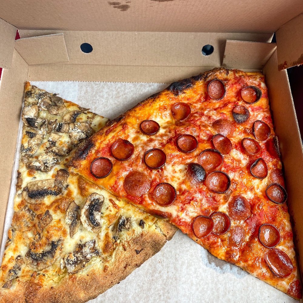 Sauce and Soda - Mushroom pizza and pepperoni pizza - Pizza Near Me - Brooklyn, New York Sauce and Soda - Mushroom pizza and pepperoni pizza - Pizza Near Me - Brooklyn, New York