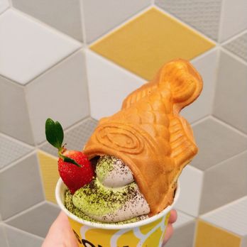 Somisomi - Matcha & Oreo with Custard filling Ah-Boong (in a cup) - Desserts Near Me - Cupertino, California Somisomi - Matcha & Oreo with Custard filling Ah-Boong (in a cup) - Desserts Near Me - Cupertino, California