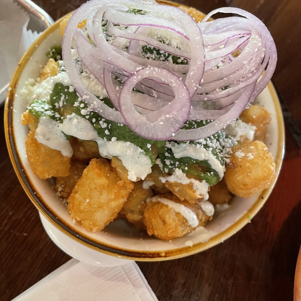Sloop Brewing @ the Factory - Chilequiles tots - Breweries Near Me - Hopewell Junction, New York Sloop Brewing @ the Factory - Chilequiles tots - Breweries Near Me - Hopewell Junction, New York