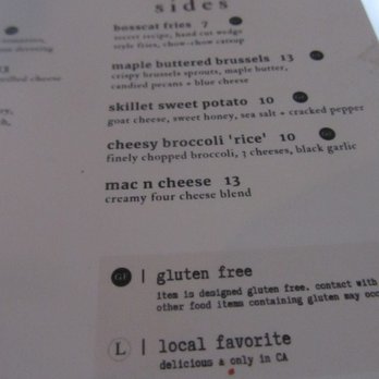 Bosscat Kitchen & Libations - menu - Bars Near Me - Orange, California