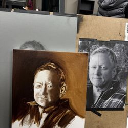 Lacey Lewis School of Realist Art - My second lesson without any experience before. thanks to Lacey she teaches me a lot.