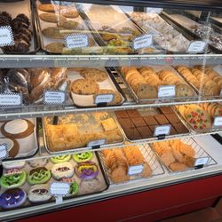 Coffee Time Bake Shop - Display case of cookies