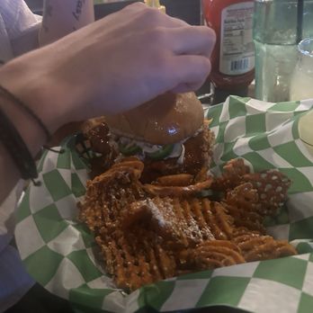 Cunningham's Pub & Grill - Nashville Hot Chicken Sandwich. - New American Near Me - Omaha, Nebraska Cunningham's Pub & Grill - Nashville Hot Chicken Sandwich. - New American Near Me - Omaha, Nebraska