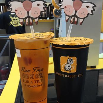 Rabbit Rabbit Tea - Passion Fruit Mountain Tea and Iron Buddha Oolang Milk Tea - Coffee & Tea Near Me - Santa Clara, California Rabbit Rabbit Tea - Passion Fruit Mountain Tea and Iron Buddha Oolang Milk Tea - Coffee & Tea Near Me - Santa Clara, California