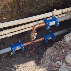 Pro Plumbing Services - High Pressure 2 inch water line repair