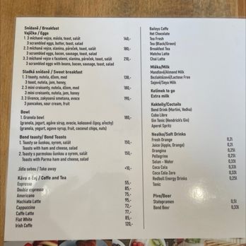 Bond Cafe - All day breakfast menu - Cafes Near Me - Prague, Puerto Rico Bond Cafe - All day breakfast menu - Cafes Near Me - Prague, Puerto Rico