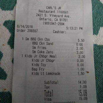 Carl's Jr - Expensive A.F! For small wack ass chicken burger. - Fast Food Near Me - Ontario, California Carl's Jr - Expensive A.F! For small wack ass chicken burger. - Fast Food Near Me - Ontario, California