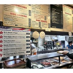 Valois - Obama Specials @ Valois. 1518 E 53rd St, Chicago, IL Old School Cafeteria Style! Chicago GreekAmerican Breakfast/Lunch!...Cool!