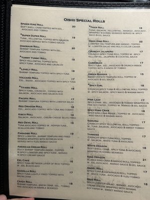 Menu photo 1 Oishii Bistro Mount Kisco, NY Menu photo 1 Oishii Bistro Mount Kisco, NY