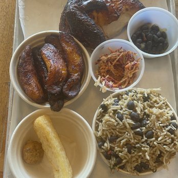 Chicken + Whiskey - 1/4 Chicken White Sweet Plantains Arroz Congri Caribbean Cole Slaw Yuca Fries Black Beans - Peruvian Near Me - Columbia, Maryland Chicken + Whiskey - 1/4 Chicken White Sweet Plantains Arroz Congri Caribbean Cole Slaw Yuca Fries Black Beans - Peruvian Near Me - Columbia, Maryland