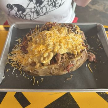 Rollin' Smoke BBQ - Jumbo loaded potato - Barbeque Near Me - Anthony, Texas