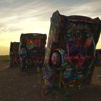 Cadillac Ranch - Great stop along Route 66. - Landmarks & Historical Buildings Near Me - Amarillo, Texas Cadillac Ranch - Great stop along Route 66. - Landmarks & Historical Buildings Near Me - Amarillo, Texas