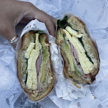 Crostini & Java - The Ultimate Breakfast Sandwich with ham - Coffee & Tea Near Me - San Francisco, California