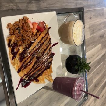 Vera Cafe - Crepe, berry smoothie, and Irish creme coffee! - Creperies Near Me - Huntington, West Virginia