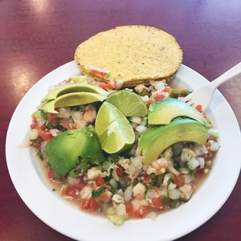 El Camaron Loco - Shrimp Ceviche Tostada - Mexican Near Me - Denver, Colorado