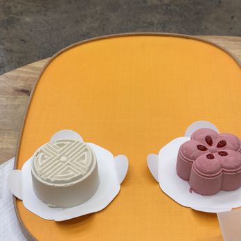 Cafe W Bakery and Desserts - Earl Grey Cassis Mousse & raspberry pistachio mousse - Cafes Near Me - Flushing, New York