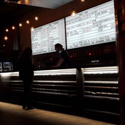 BrewDog - Speisekarte an der Wand