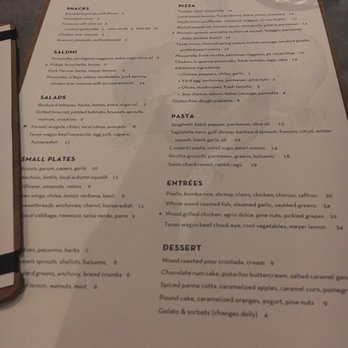 Coltivare - Menu - Italian Near Me - Houston, Texas