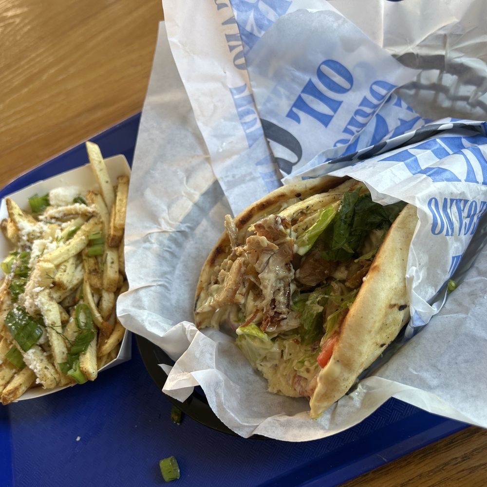 Chicken Gyro Pita Combo w/Greek Fries Chicken Gyro Pita Combo w/Greek Fries