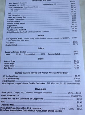 Menu photo 5 Layton's on 92nd Ocean City, MD