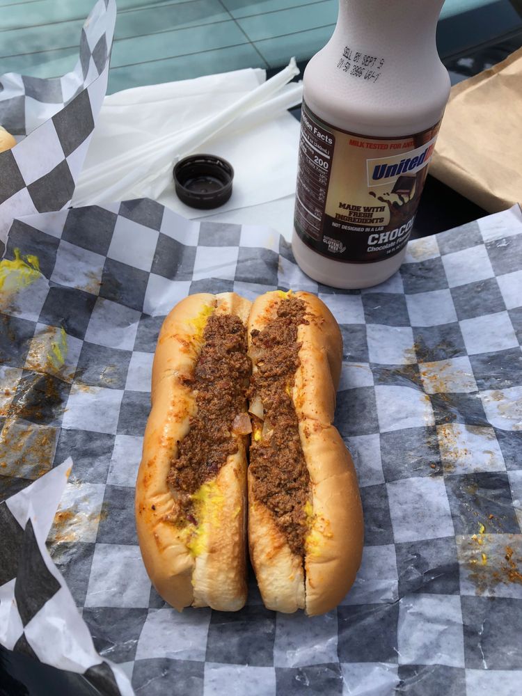 Food from Yann's Hot Dog Stand