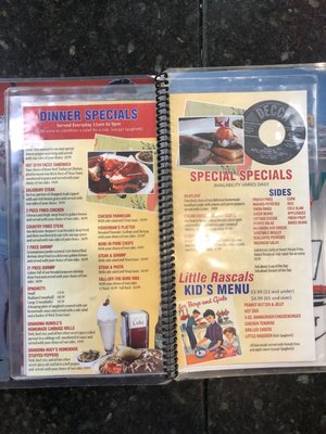 Menu photo 3 Dj's 50's & 60's Diner Fairmont, WV