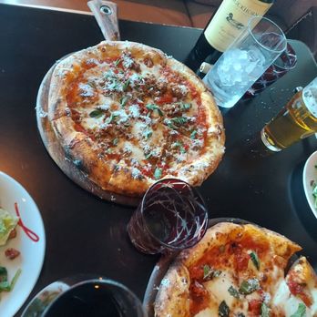 Luna By Giada - Spicy sausage and the signature margherita. - Italian Near Me - Scottsdale, Arizona Luna By Giada - Spicy sausage and the signature margherita. - Italian Near Me - Scottsdale, Arizona