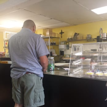 Fiesta Mexicana - The counter. The owner is sadly hidden behind that customer - Mexican Near Me - Rosedale, Maryland