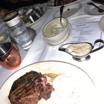 Morton's The Steakhouse - Ribeye, Garlic Cauliflower Mash and my fav black truffle butter - Steakhouses Near Me - Honolulu, Hawaii