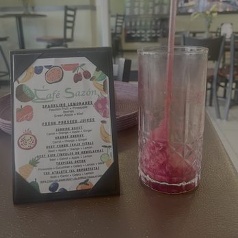 Cafe Sazon - Great Fresh-pressed juices. Yummy! - Coffee & Tea Near Me - Arlington, Virginia