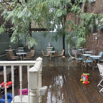 Dream Vista - Back patio seating - Cafes Near Me - Jersey City, New Jersey