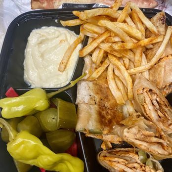 Dama Grill - Chicken shawarma plate and beef kabob - Mediterranean Near Me - Los Angeles, California