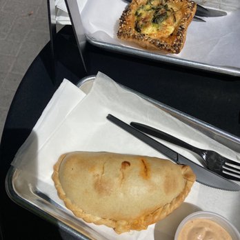 Sam's General Store - Breakfast empanada and spinach ricotta quiche - Coffee & Tea Near Me - Calistoga, California Sam's General Store - Breakfast empanada and spinach ricotta quiche - Coffee & Tea Near Me - Calistoga, California
