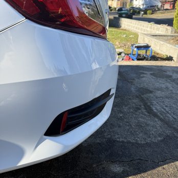 Attention to Detail - After - they were able to salvage my original bumper! - Car Wash Near Me