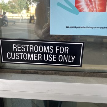 Sharetea - Restroom for customer use only - Bubble Tea Near Me - Chandler, Arizona