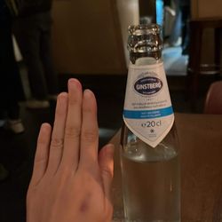 Brasserie Keizershof - Tiny, overpriced bottle of water