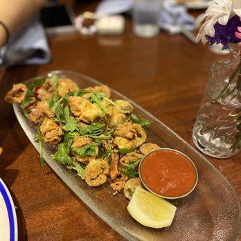 ReelHouse Marina Bay - Crispy Fried Calamari - should call this as "extra" crispy fried calamari - New American Near Me - Quincy, Massachusetts