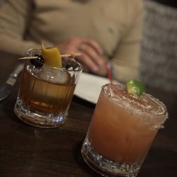 Char Steakhouse - Old fashioned and chargarita