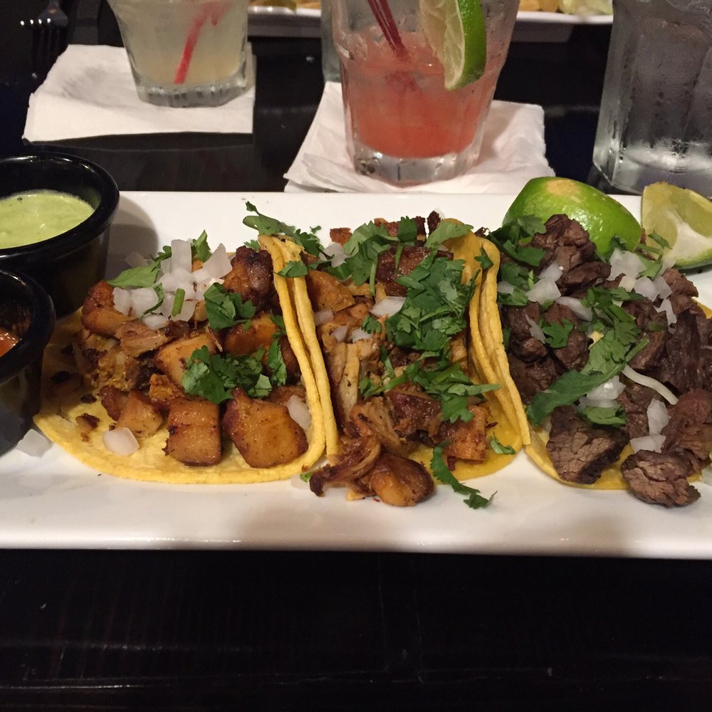 SOL Mexican Grill - 2 chicken tacos and one carne asada taco - Mexican Near Me - Washington, DC, District of Columbia SOL Mexican Grill - 2 chicken tacos and one carne asada taco - Mexican Near Me - Washington, DC, District of Columbia