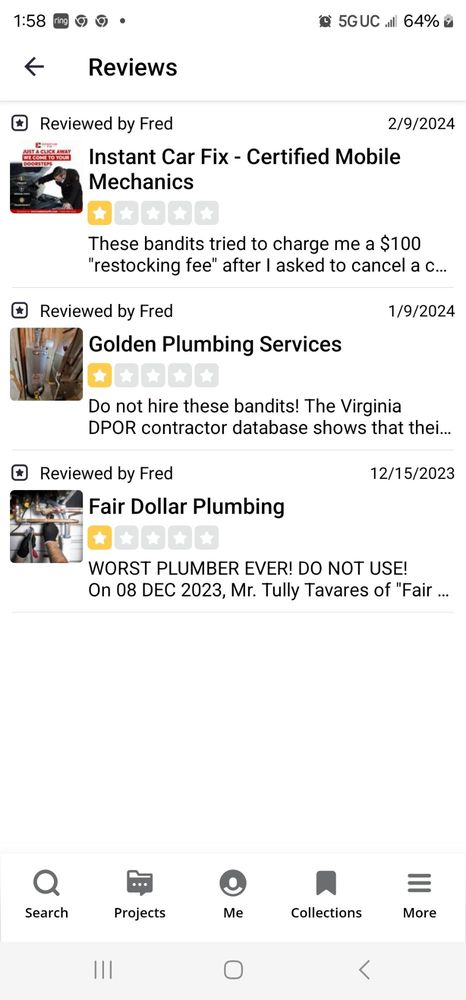 Slide of Fair Dollar Plumbing