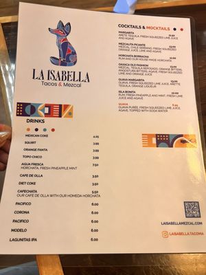 Menu photo 2 La Isabella Tacoma, WA Menu photo 2 La Isabella Tacoma, WA
