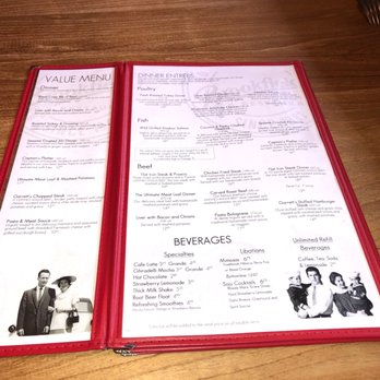 Brookfields Restaurant - Backside of the menu - American Near Me - Roseville, California Brookfields Restaurant - Backside of the menu - American Near Me - Roseville, California