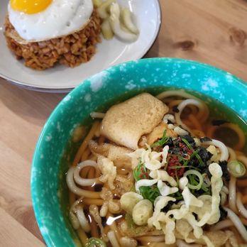 Lucky Pig - Udon with Kimchi Fried Rice - Korean Near Me - Whittier, California
