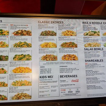 Pei Wei Asian Kitchen - Menu - Chinese Near Me - El Paso, Texas Pei Wei Asian Kitchen - Menu - Chinese Near Me - El Paso, Texas