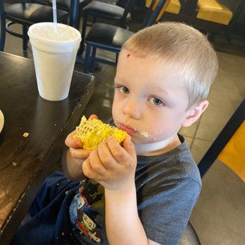Chepe’s Mexican Grill - This boy devoured the corn! - Mexican Near Me - Benton, Arkansas