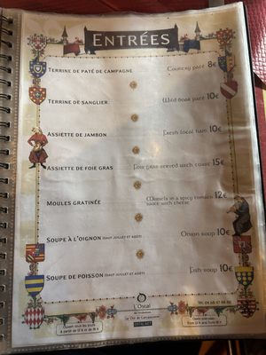 Menu photo 4 L'Ostal des Troubadours Carcassonne, 11 Menu photo 4 L'Ostal des Troubadours Carcassonne, 11